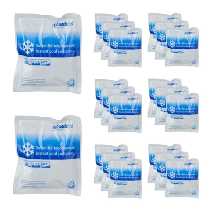 Cooling pack for cracking, set