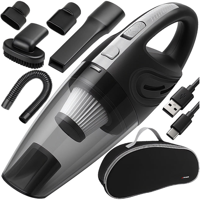Cordless Car Vacuum Cleaner, Portable, High Suction
