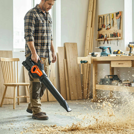 Cordless Leaf Blower 20V with 2x4.0Ah Batteries & Charger