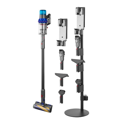 Cordless Vacuum Stand, Anti-Slip Base, 3 Clips