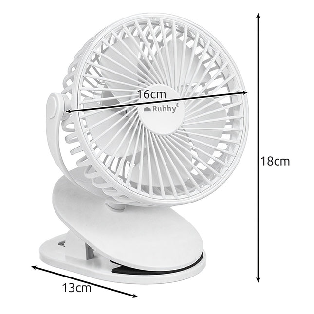 Cordless fan white Ruhhy 25566