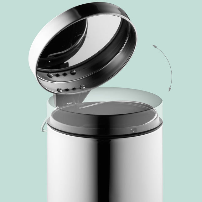 Cosmetic container in stainless steel, 3 l