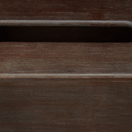 Cosmetic napkin box Bamboo brown
