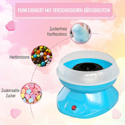 Cotton Candy Machine, 550W Home Maker, 10 Sticks