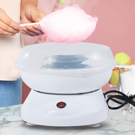 White cotton candy machine - easy to use for parties