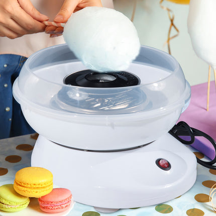 White cotton candy machine - easy to use for parties
