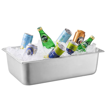 Countertop Buffet Condiment Server, 4-Pan, Clear Lid
