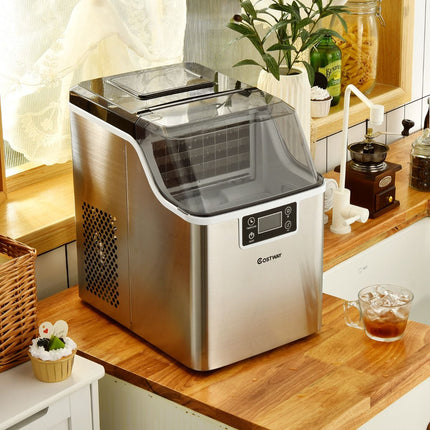 Countertop Ice Maker, 18 kg/day, 3.2 L, Self-Cleaning