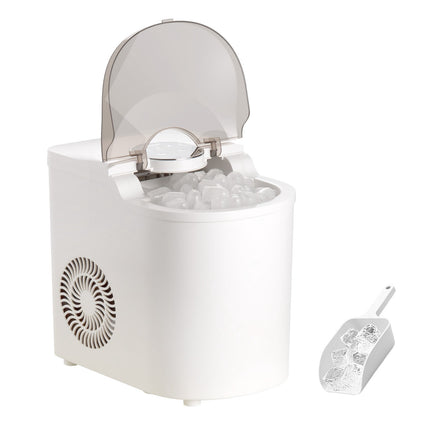 Countertop Ice Maker, 6-Min Ice, 26 Lb/Day, Self-Cleaning