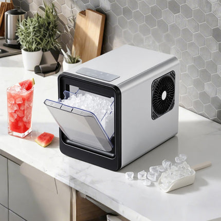 Countertop Nugget Ice Maker, 33 Lb Per Day, Self-Cleaning