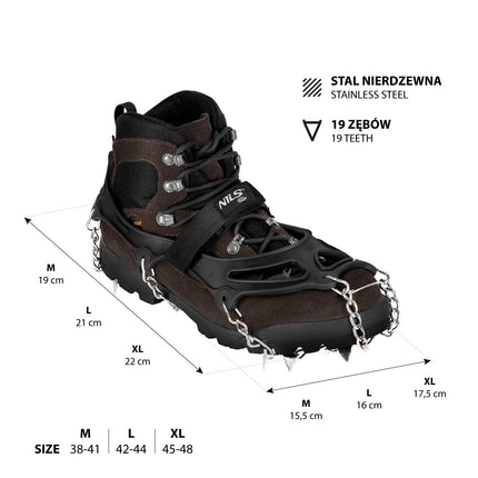 Crampons Size M – Lightweight Ice Traction Cleats