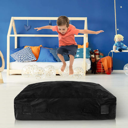 Crash Pad Sensory Mat, 47"x35.5", Foam Blocks, Washable Cover