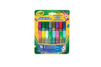 Crayola Glitter Glues, 16 Pcs