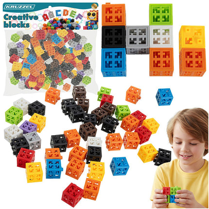 Creative 3D Building Blocks, 160 Pcs, ABS Plastic