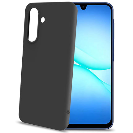 Cromo Soft Case for Samsung Galaxy A18 and A17 5G/4G, Black, Silicone-Coated TPU
