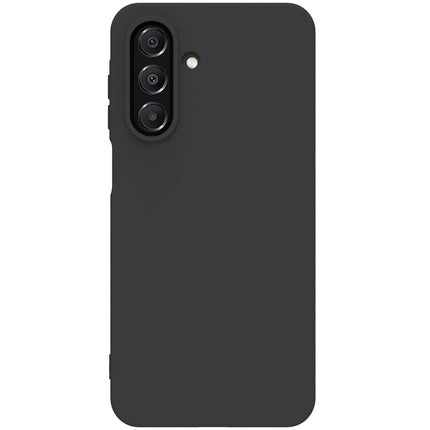 Cromo Soft Case for Samsung Galaxy A18 and A17 5G/4G, Black, Silicone-Coated TPU