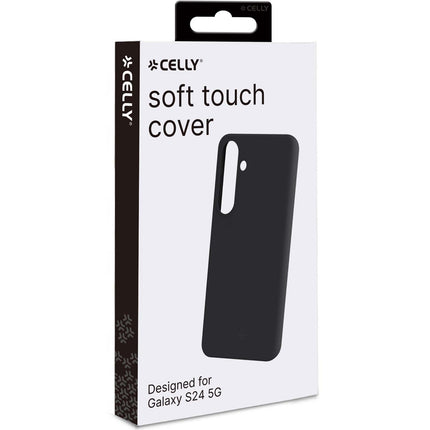 Cromo Soft rubber case Galaxy S24 5G Black