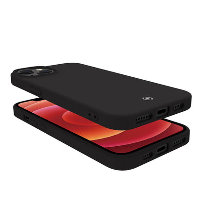Cromo Soft rubber case iPhone 14 Black