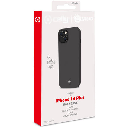 Cromo Soft rubber case iPhone 14 Plus Black