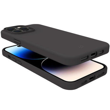Cromo Soft rubber case iPhone 15 Pro Black