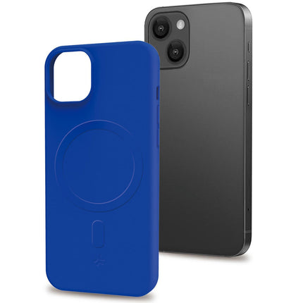Cromomag Soft rubber case MagSafe iPhone 15 Blue