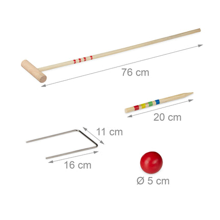 Croquet game for children and adults