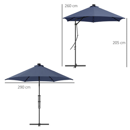 Steel base and lid, dark blue - durable protection