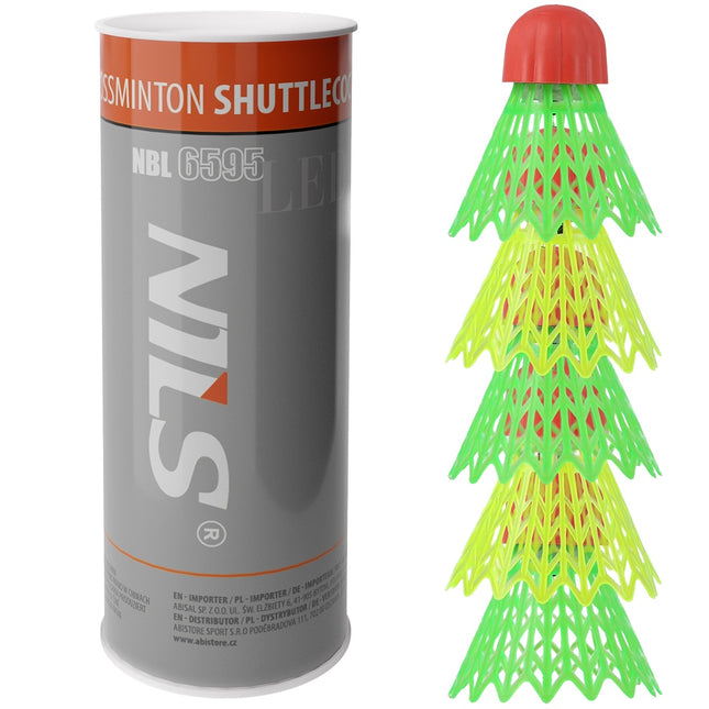 Crossminton Nylon Shuttlecocks met LED, 5-pack