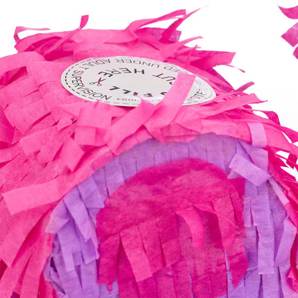 Crown Piñata Set with Stick and Eye Mask
