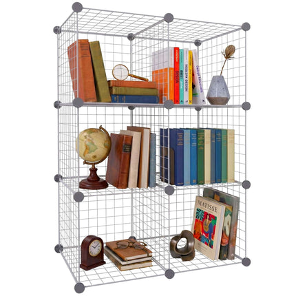 Cube Shelf Set – Modular Metal Wire Storage Cubes