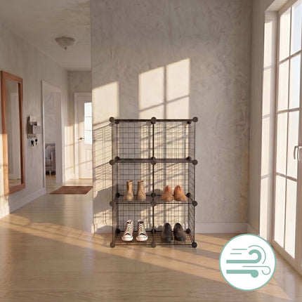 Cube Shelf Set – Modular Metal Wire Storage Cubes