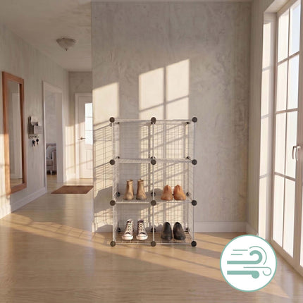 Cube Shelf Set – Modular Metal Wire Storage Cubes