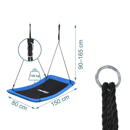 Curved Nest Swing, 150kg Capacity, Adjustable Height