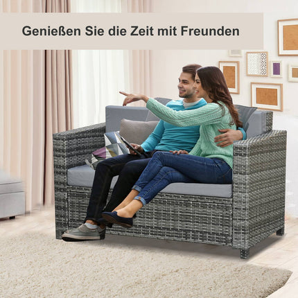 Terrace & Balcony Cushion - Metal & Polyester, 130x70x80 cm