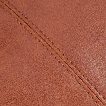 Cushion cover in leather look - set of 2