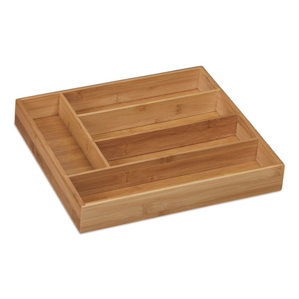 Cutlery box bamboo 5 compartments