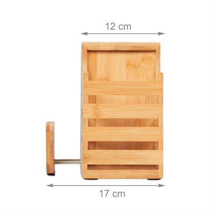 Cutlery holder with board holder