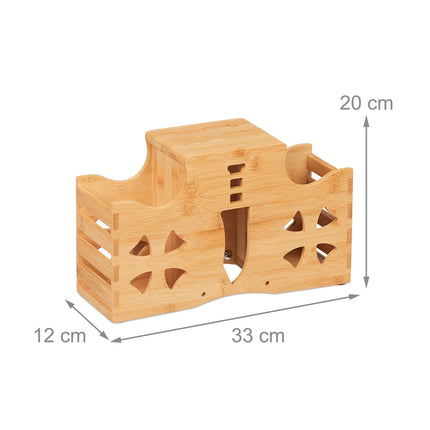 Cutlery holder with board holder