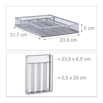 Cutlery tray in metal M