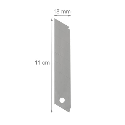 Cutter blade 18 mm in a set