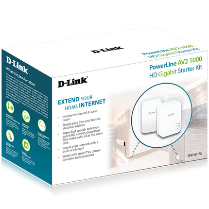 DHP-601AV PowerLine AV2 1000 HD Gigabit 2pack