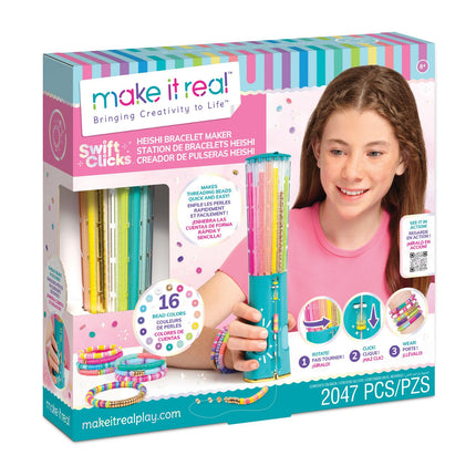 DIY Heishi Bracelet Maker Kit with Beads and Tools