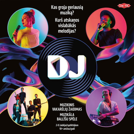 DJ Music Board Game: Play Popular Music in Latvian & Lithuanian