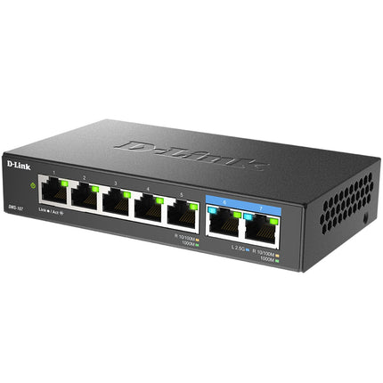 DMS-107 7-Port Multi-Gigabit Switch