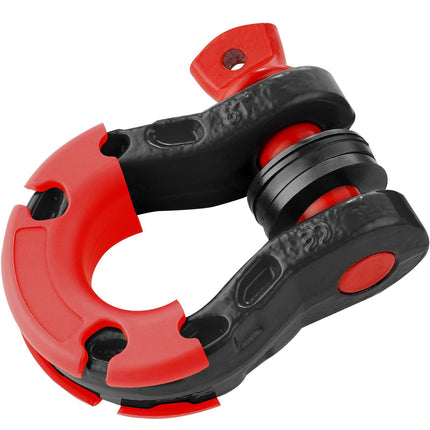 D-Ring Tow Shackles, 2 Pack, 8T WLL, 7/8 In Pin