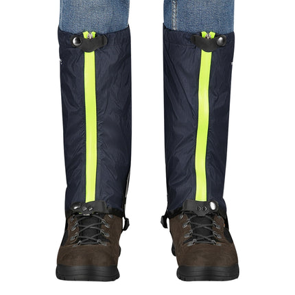 Dark Blue Gaiters, Waterproof, Adjustable Fit