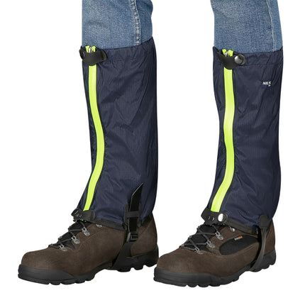 Dark Blue Gaiters, Waterproof, Adjustable Fit