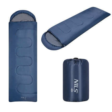 Dark Blue-Gray Sleeping Bag, Size L, Lightweight