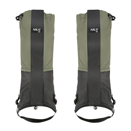 Dark Green Hiking Gaiters, Waterproof, Adjustable