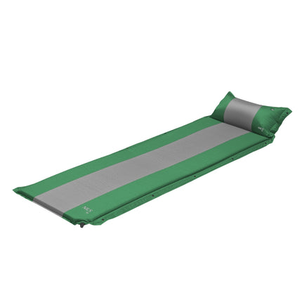 Dark Green Self-Inflating Camping Mat, Compact